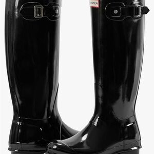 Hunter Original Tall Black Rubber Rain Boots